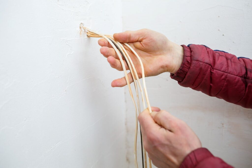 Install home electrical wiring.